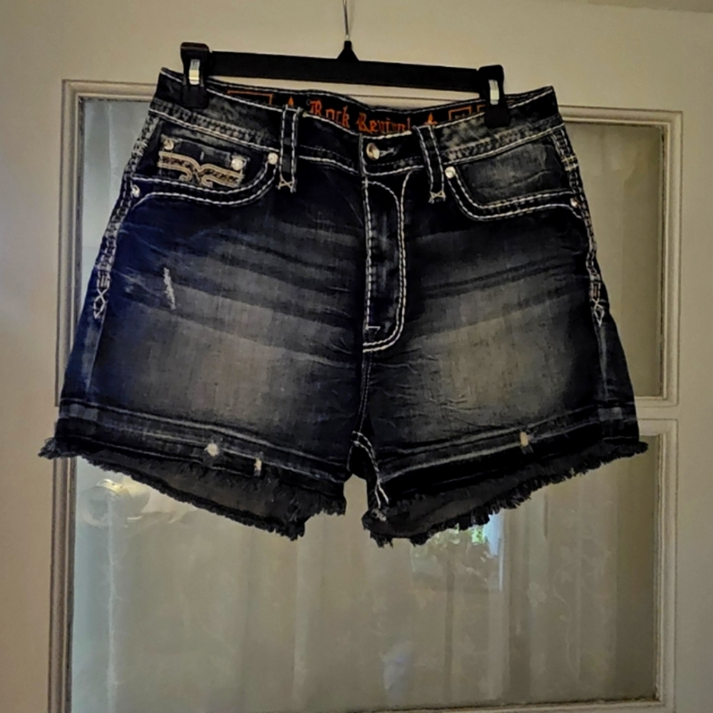 EUC Rock Revival denim shorts